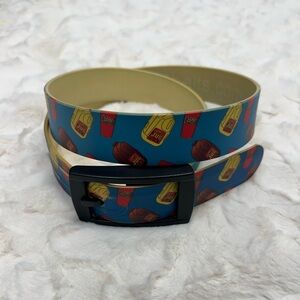 Raising Cane’s Jug Lemonade Iced Tea‎ Plastic Vinyl Belt Sz L